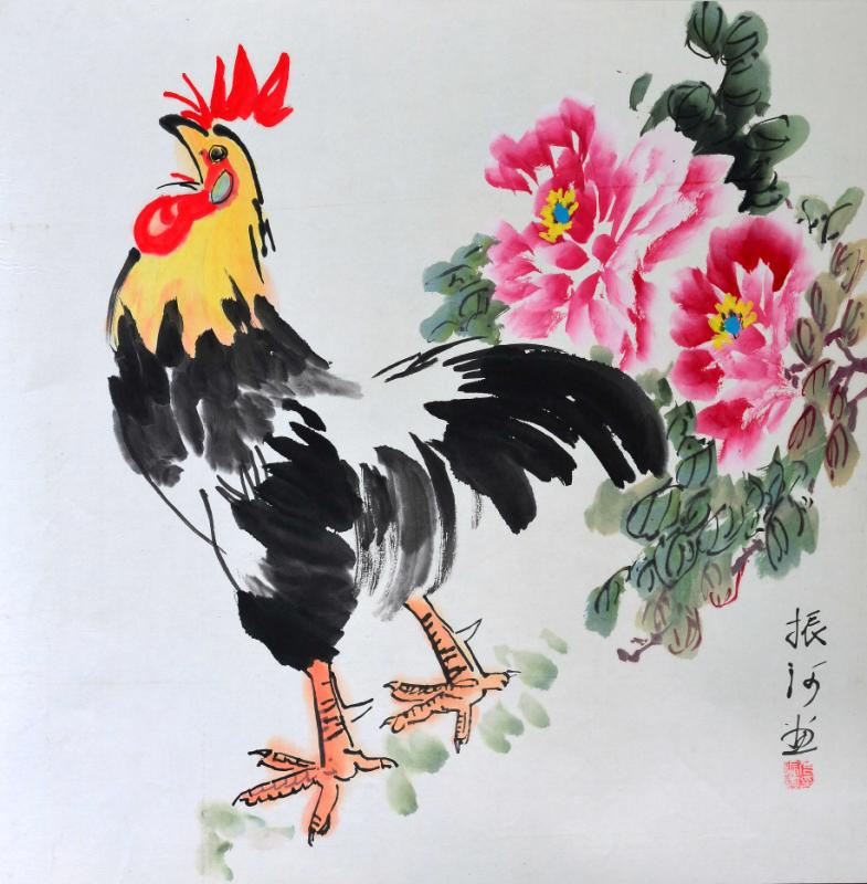 喜迎十九大全國(guó)著名書畫家張振河書畫作品選登