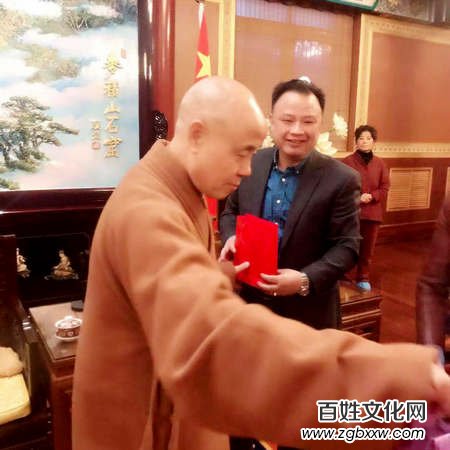 阮先鋒到廣濟(jì)寺拜訪中國佛教協(xié)會(huì)副會(huì)長釋演覺
