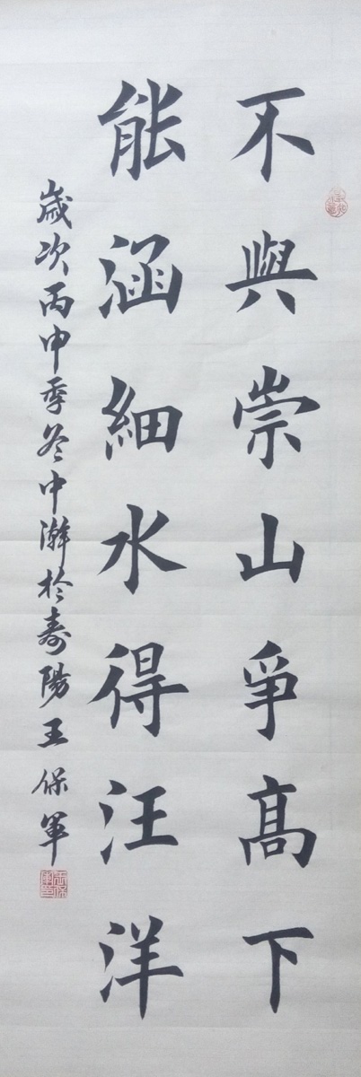 中國當代實力派書畫名家王保軍書法藝術(shù)欣賞