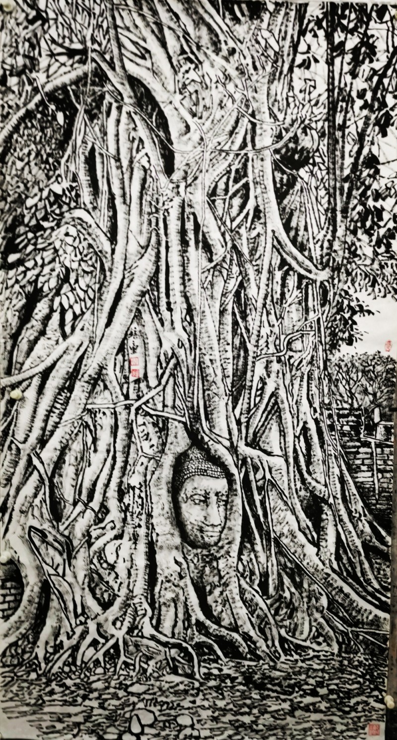 馬培童——中國(guó)焦墨書(shū)畫(huà)影響力傳承人物